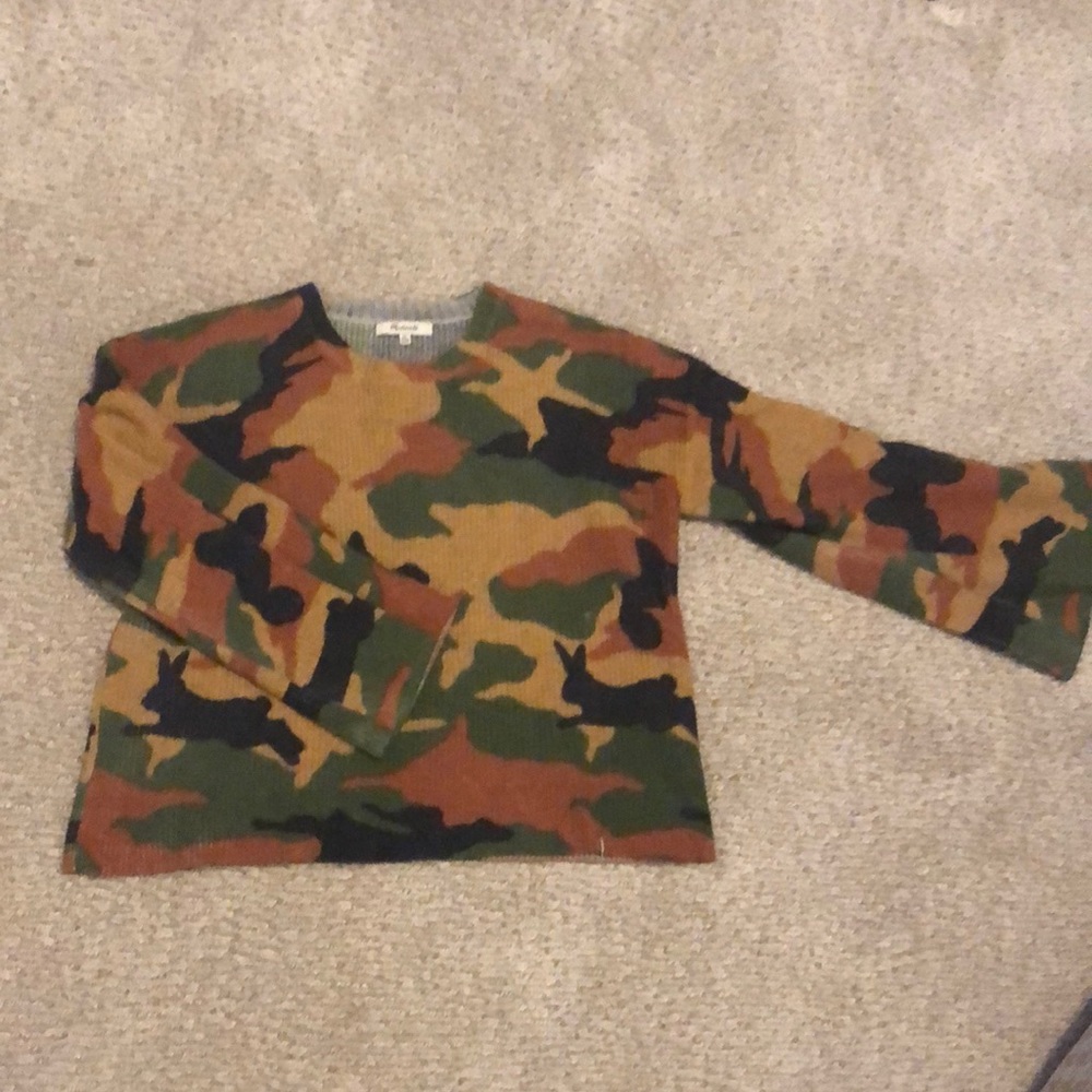 Madewell Camo Sweater